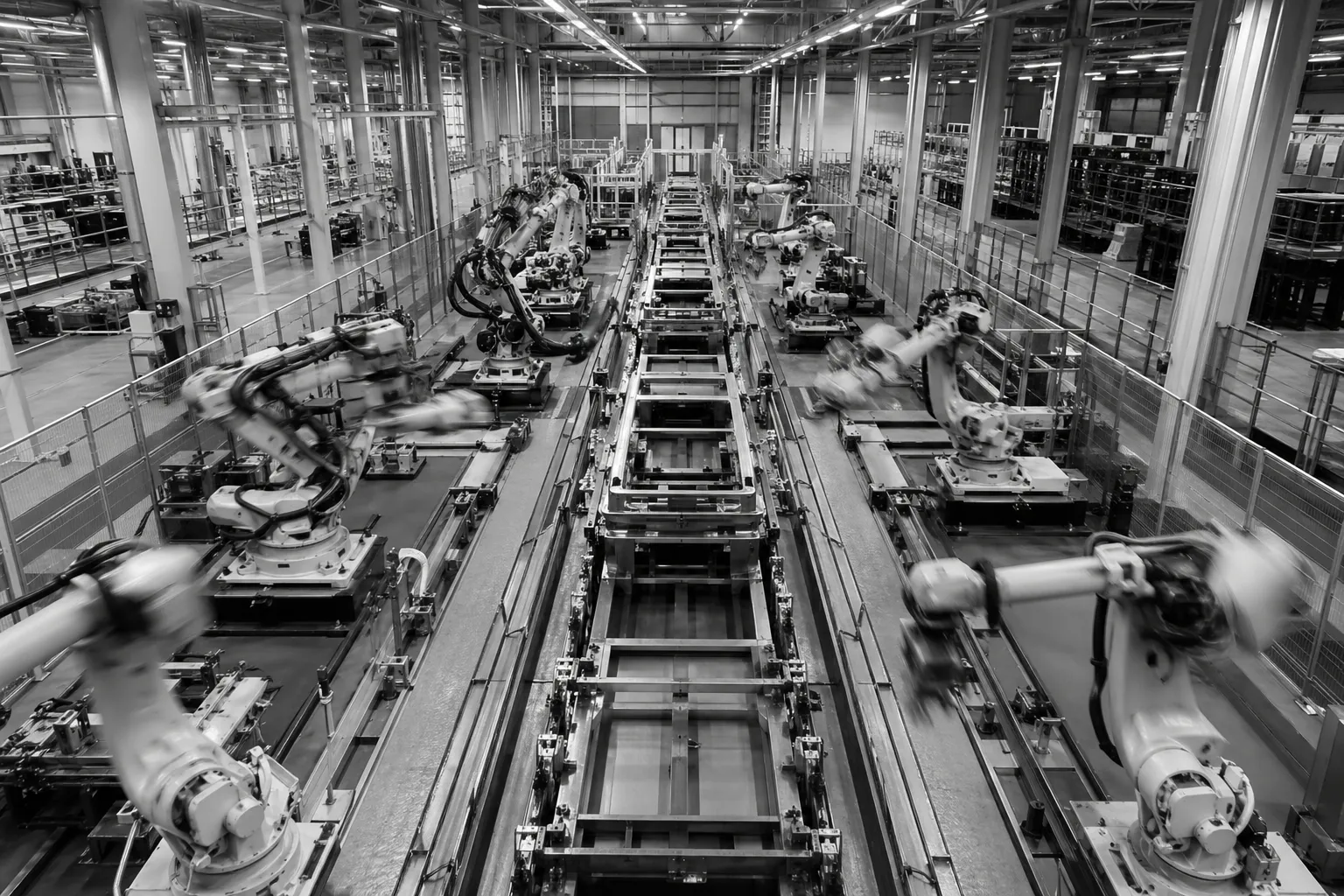 Automated production floor signalling direct factory programmes